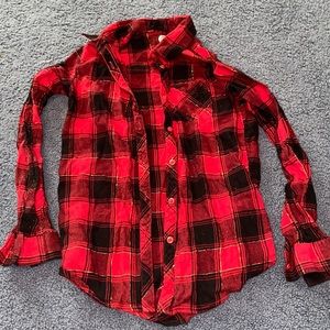 Girls flannel size 7/8 (m)